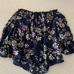 Rebel Sugar floral blouse